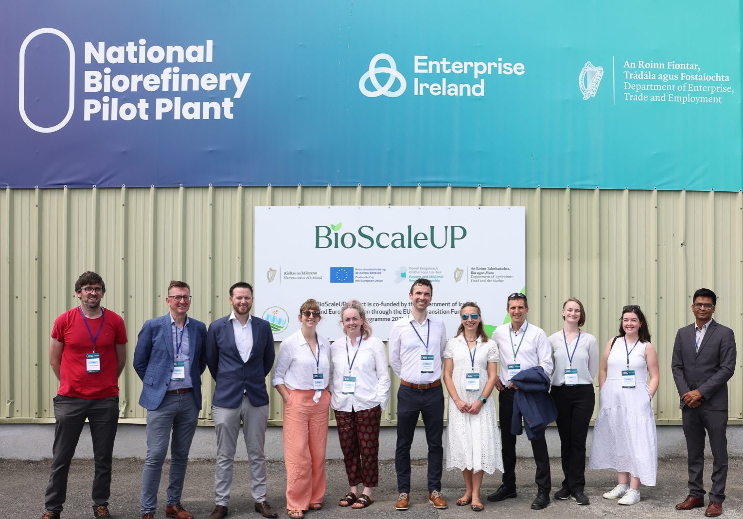 National Biorefinery Pilot Plant and Bioeconomy Demonstration Launch at Lisheen, Co Tipperary. Photo: Odhran Ducie